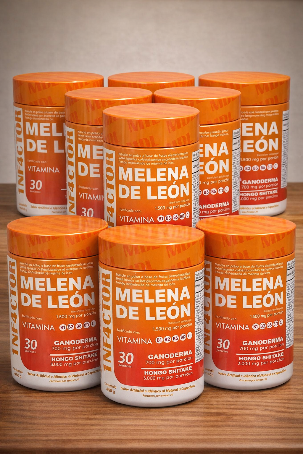 MELENA DE LEON POLVO x 7 UNID